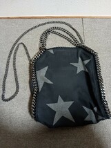 STELLA　McCARTNEY　ステラマッカートニー　ファラベラ　スター　デニム　チェーン　トートバッグ　ショルダーバッグ　ブラック　_画像10