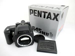 【PENTAX/ペンタックス】丑①422//645NⅡ/中判フィルムカメラ/ボディ/箱付き/美品