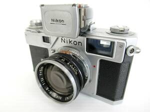 【Nikon/NIPPON KOGAKU】寅④4//S3 ボディ/NIKKOR-S 1:1.4 f=5cm/630xxx/1959-1967 製造/クローム/SP/S3/S4用 露出計 SPメーター