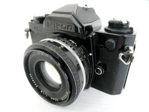 【Nikon/ニコン】寅②7//New FM2 後期　ブラックボディ/NIKKOR Ai-s 50mm 1:1.8