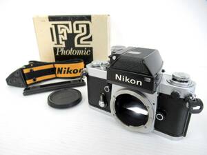 【Nikon/ニコン】寅②9//F2 Photomic/フォトミックファインダー/箱付き　防湿庫保管品　美品
