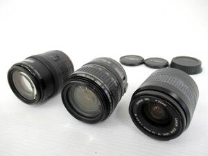 【Canon/キヤノン】寅①183//レンズ3本/35-105mm 1:3.5-4.5/28-105mm 1:3.5-4.5 Ⅱ USM/35-80mm 1:4-5.6 Ⅲ