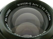 【Nikon/NIPPON KOGAKU】寅③250//Nikomat FT2/NIKKOR-Q Auto 1:2.8 f=135mm_画像9