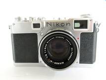 【Nikon/ニコン】寅⑤178//美品 Nikon S2 NIKKOR-HC 1:2 f=5cm フード付_画像2