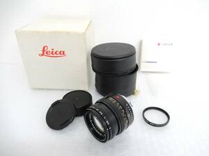 【Leica/ライカ】寅②388//SUMMICRON-M 1:2/50mm E39/箱付き美品