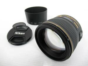 【Nikon/ニコン】寅④195//AF-S NIKKOR 85mm F1.4G/美品/防湿庫保管