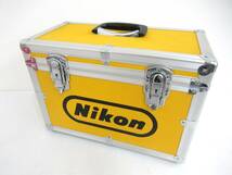 【Nikon/ニコン】寅②394//アルミケース　39×20×28cm/鍵付き　ハードケース　ニコンイエロー_画像1