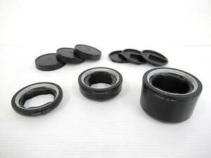 【FUJIFILM/HASSELBLAD】寅④209//EXTENSION TUBE HC 52mm 26mm 13mm/三本セット