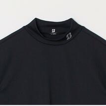 【LLサイズ！ ブリヂストンゴルフ 半袖モックネックシャツ YGM02A 黒】_画像2