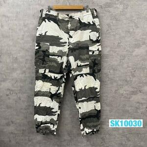  the US armed forces camouflage camouflage button fly military army bread cargo pants 31TO35IN absolute size W34in 8415-01-164-1351 USA import old clothes SK10030