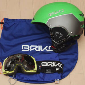 BRIKO ゴーグル ヘルメット セットの画像1