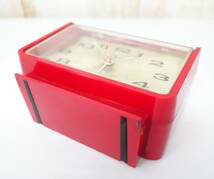 レトロ　アンティーク 当時物＊ジャパニーズモダン　ポップ ＊TOKYO TOKEI 東京時計＊SILICON CLOCK シリコンクロック ＊置時計　目覚時計_画像7