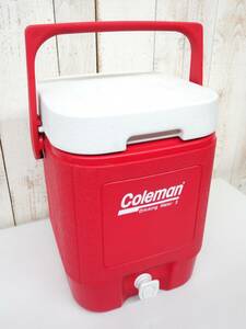 レトロアウトドア 当時物＊COLEMAN コールマン＊Drinking Water3 RED ウォータージャグ＊5653 5603/ 11L ＊1992 MADE BY COLEMAN CO.INC