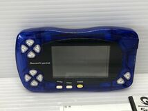 N115-240311-35 スワンクリスタル クリアブルー 【ワンダースワン】 動作品 【中古品】_画像4