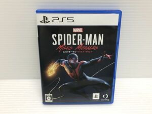 N5-240314-42 Marvel's Spider-Man: Miles Morales マーベル PS5 ソフト プレイステーション5 【ジャンク品】