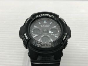 N392-240316-154 カシオ Casio G-SHOCK AWG-M100BW マルチバンド6 電波ソーラー 腕時計 動作品 【中古品】