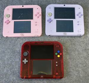 Nintendo ニンテンドー2DS FTR-001 3台まとめ