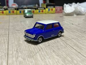 トミカ ミニクーパー ミニカーTOMICA MINI COOPER 高島屋特注 青箱 ルース 箱無し ブルー 玩具 コレクション