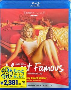 Blu-ray Disc あの頃ペニー・レインと ALMOST FAMOUS 出演 : パトリック・フュジット, ケイト・ハドソン 未使用未開封品