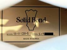 ほぼ未使用 Solid Bond Ken Yokoyama Signature SB-KY CSR-G SWH-Sandy White- 横山健_画像2