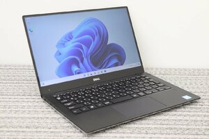 N【i7第8世代】DELL / XPS 13 9360 / CPU：core i7-8550U@1.80GHz / メモリ：16G / SSD：256G / Windows11 Pro