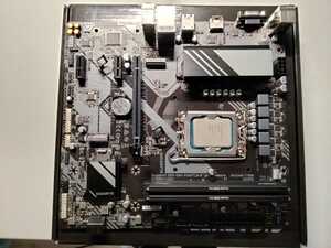 【動作確認済】core i5 12400 + B760M D2H DDR5 + DDR5 32GB メモリ　セット