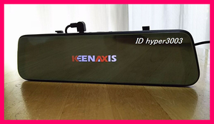 ■即落札！除菌済！KEENAXIS 10インチミラー型ドライブレコーダー■送料無料！