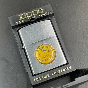 【人気】ZIPPO ジッポ 1987年製 シルバー CAMEL ホイール回りません 着火跡あり オイル ライター/2338505/CDK63-5