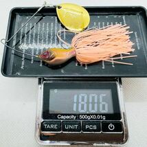 送料無料『メガバス V-3 フラットシャッド 3個セット 実測18g/19g/20g』MEGABASS V3 FLAT SHAD スピナーベイト 83_画像8