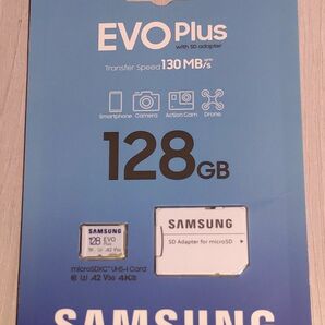 新品●SAMSUNG EVO PLUS マイクロSDカード 128GB