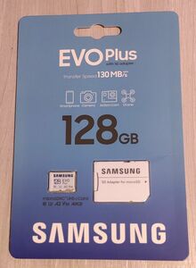 新品●SAMSUNG EVO PLUS マイクロSDカード 128GB