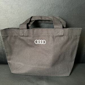 未使用★Audi /アウディ　オリジナル　ミニ・トートバッグ　黒/ブラック　純正　ノベルティ★非売品 