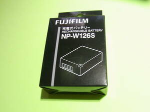 【新品】　【即決】 FUJIFILM 富士フィルム 【純正品】 バッテリー NP-W126S 未開封品