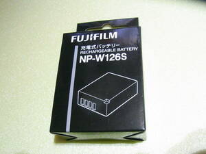 【新品】　【即決】 FUJIFILM 富士フィルム 【純正品】 バッテリー NP-W126S 未開封品　　1.