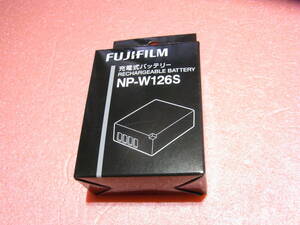 【新品】　【即決】 FUJIFILM 富士フィルム 【純正品】 バッテリー NP-W126S 未開封品