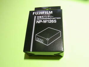 【新品】　【即決】 FUJIFILM 富士フィルム 【純正品】 バッテリー NP-W126S 未開封品　　2.