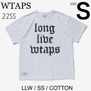 1円〜【新品未使用】WTAPS 22SS LLW SS COTTON WHITE 白 Sサイズ ( ダブルタップス WLJ chief 半袖Tシャツ college ACADEMY TEE OBJ SIGN