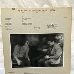 ◎T198◎LP レコード 美盤 Rejoicing リジョイシング/PAT METHENY パット・メセニー/チャーリー・ヘイデン & ビリー・ヒギンズ/25MJ 3374の画像2