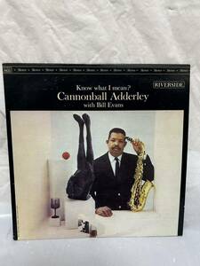 ◎T200◎LP レコード 美盤 キャノンボール・アダレイ Cannonball Adderley With Bill Evans/Know What I Mean?/OJC-105/US盤