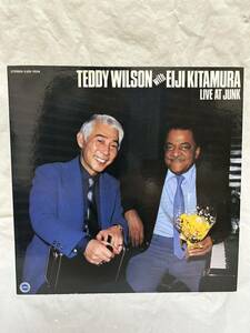 ◎T343◎LP レコード 美盤 TEDDY WILSON with EIJI KITAMURA LIVE AT JUNK テディ・ウイルソン with 北村英治/YJ25-7034/和ジャズ