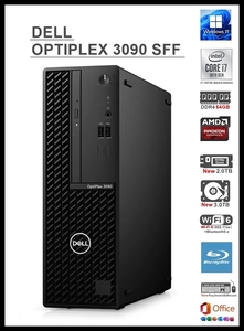 ★DELL OPTIPLEX3090 SFF/i7-10700 8コア/RAM64GB/新品 NVMe SSD2TB+新品 HDD3TB/R7 450 4GB/Wi-Fi6/Blu-ray/USB3.2/Win11Pro/Office2021★