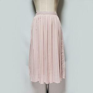 OLIVE des OLIVE Olive des Olive sombreness pink knees under pleated skirt size M