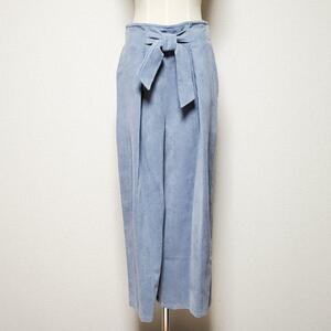 UNTITLED Untitled light gray series corduroy gaucho sarouel pants size 2( approximately M size corresponding )