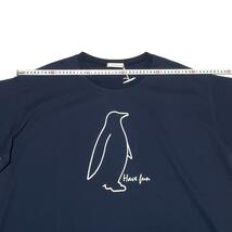 NAUW CLOSET　ナウクローゼット　紺　ペンギン　Tシャツ　6L　タグ付き_画像6