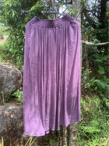 SEASON REASON 上品 ロングスカート 薄紫