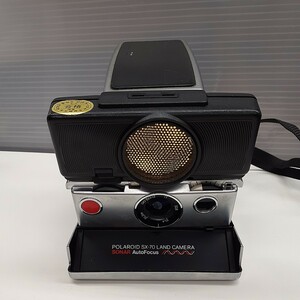 ◆ ポラロイド Polaroid SX-70 LAND CAMERA SONAR AutoFocus ◆インスタントカメラ◆動作未確認ジャンク品　み