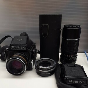 Mamiya マミヤ M645 中判カメラ レンズ2点 MAMIYA-SEKOR C 1:2.8 f=80mm・MAMIYA-SEKOR C 1:4 f=210mm / 接写リング AUTO-EXT RING　み