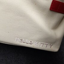 未使用 HELLO KITTY ハローキティ30周年 ハンドバッグ かばん シミあり 箱付き　だ_画像8
