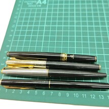 【ジャンク品】万年筆 まとめて 4本 PLATINUM ペン先18K / PILOT 50E （名前入）/ PARKER（名前入）　だ_画像6