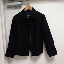 BURBERRY LONDON バーバリー ロンドン 総柄 ノバチェック ジャケット アウター ブラック サイズ13号 中古品　ま_画像1